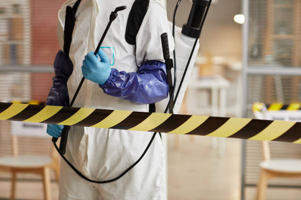 Professional Biohazard Cleanup technician working in Beaufort, NC